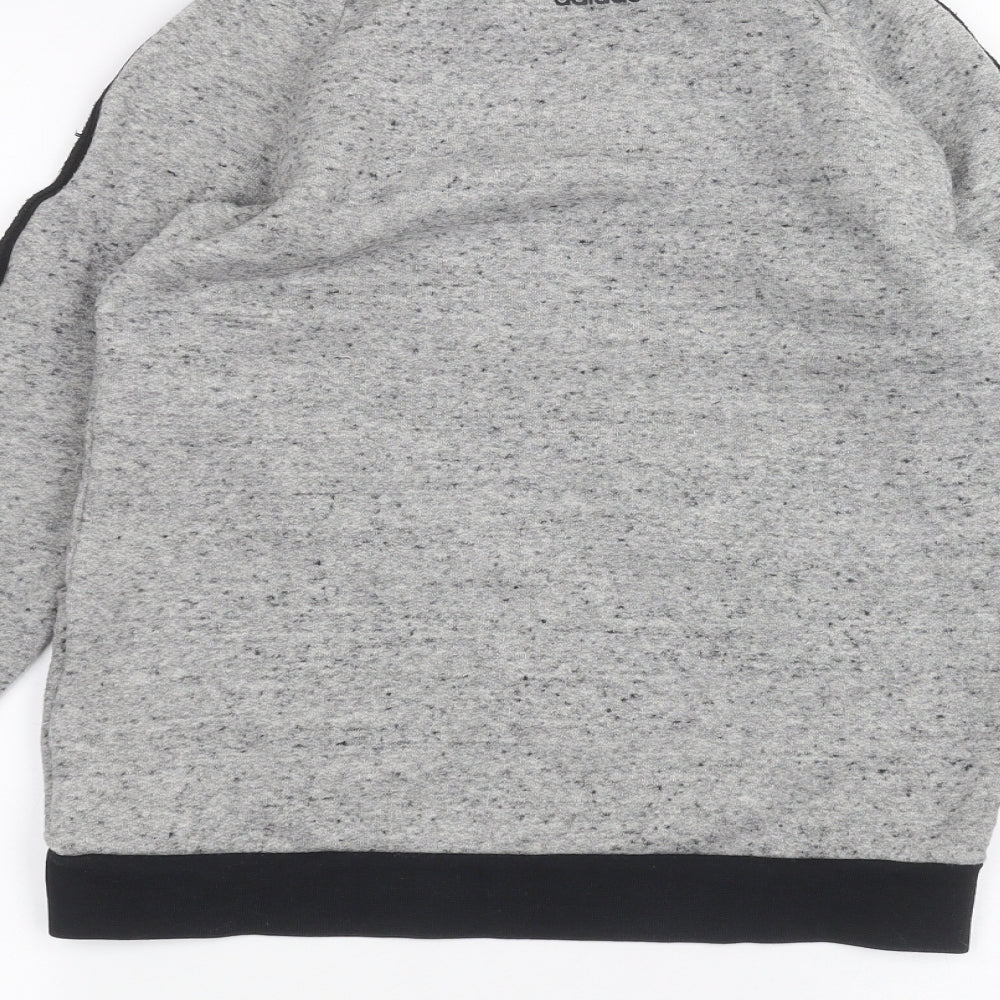 adidas Boys Grey   Pullover Jumper Size 11-12 Years