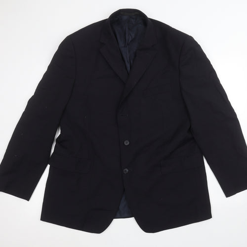 Marks and Spencer Mens Blue   Jacket Suit Jacket Size 44