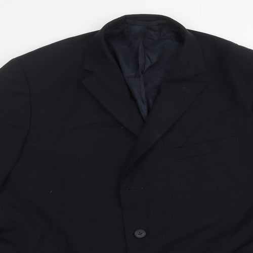 Marks and Spencer Mens Blue   Jacket Suit Jacket Size 44