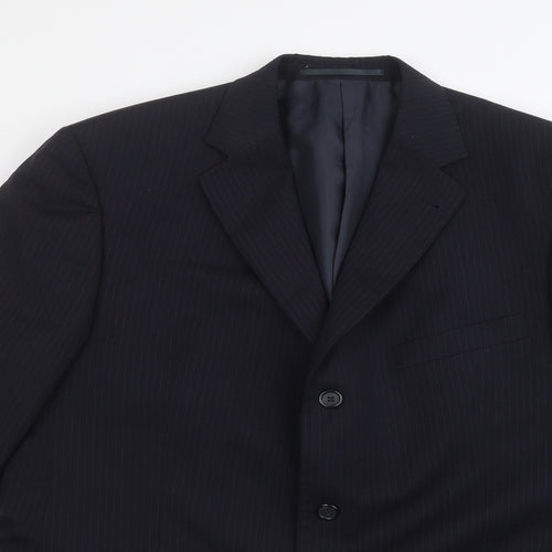 vincent pelle Mens Blue   Jacket Suit Jacket Size 44