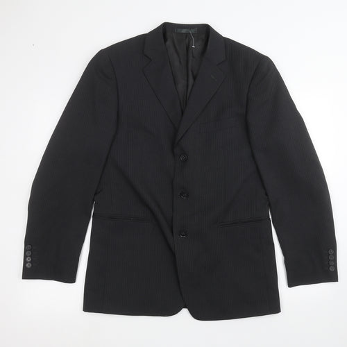 Taylor & Wright Mens Black   Jacket Suit Jacket Size 38