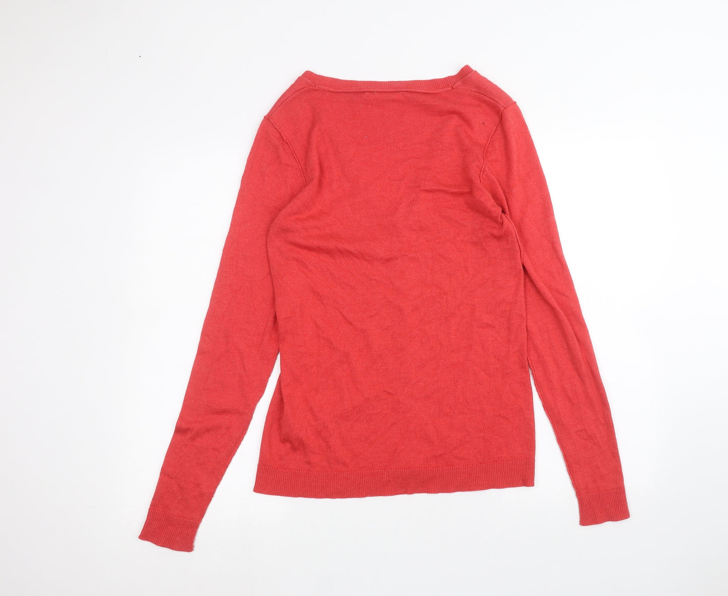 simple life Womens Red   Cardigan Jumper Size XS
