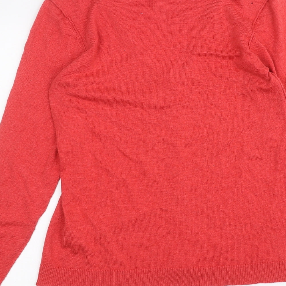 simple life Womens Red   Cardigan Jumper Size XS