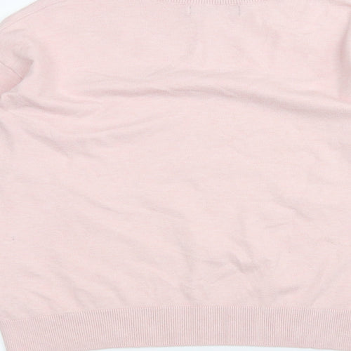 Marks and Spencer Womens Pink   Basic T-Shirt Size XS