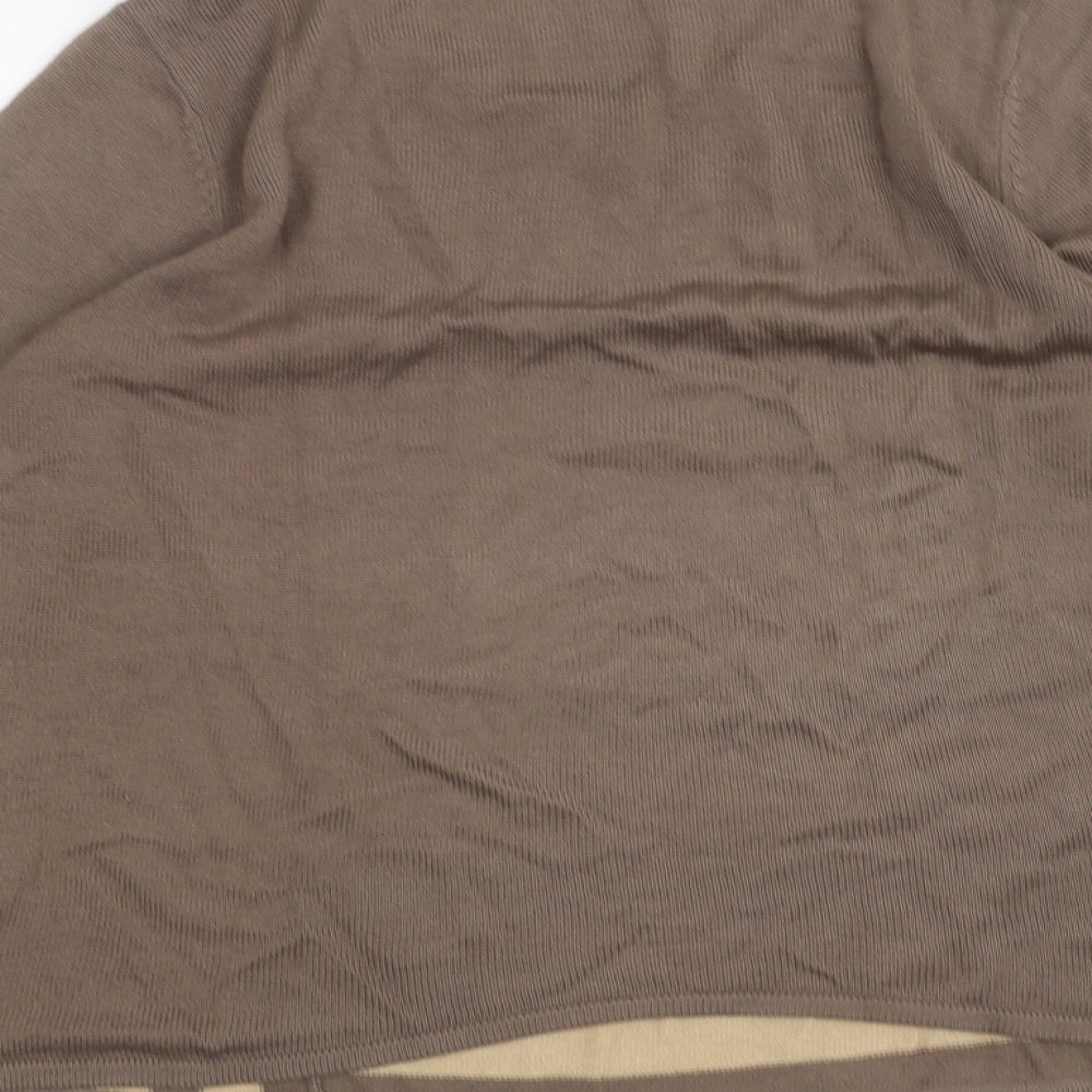 Casamia Womens Brown   Basic T-Shirt Size S