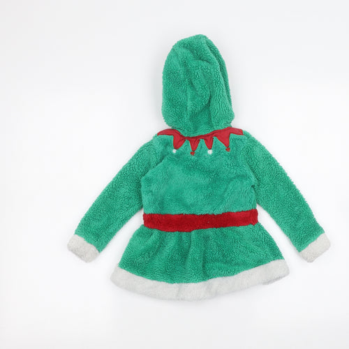 F&F Girls Green   Pullover Hoodie Size 2-3 Years