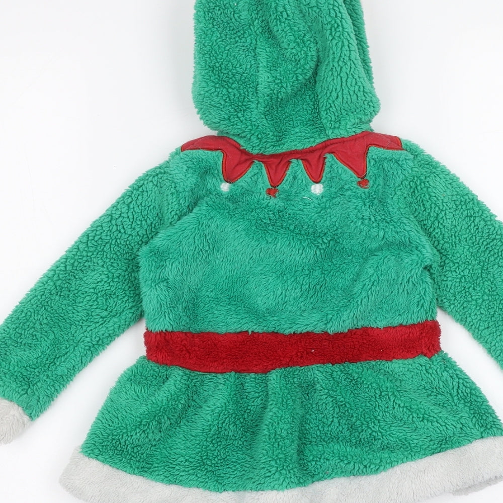 F&F Girls Green   Pullover Hoodie Size 2-3 Years