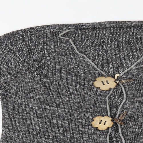 jasmine Womens Grey   Cardigan Jumper One Size