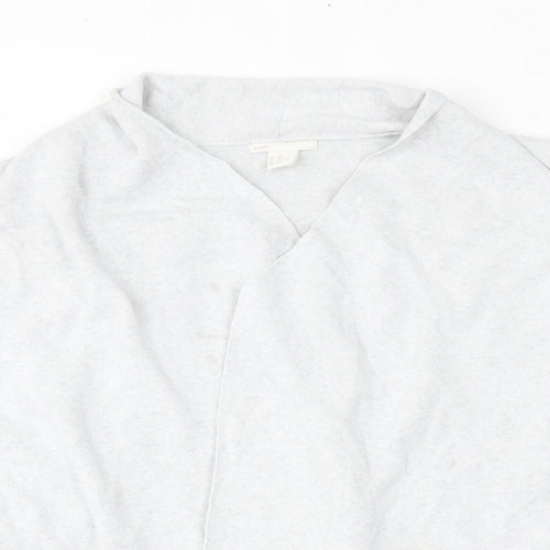 H&M Womens Grey   Cardigan Jumper Size M