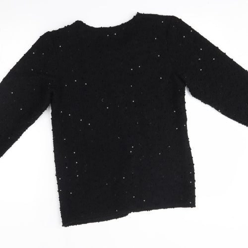 Select Womens Black   Cardigan Jumper Size 12