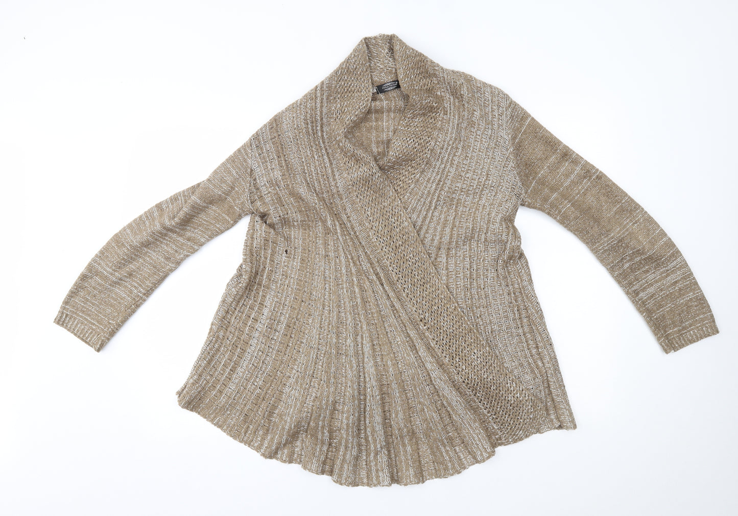 pura moda Womens Brown   Cardigan Jumper Size L