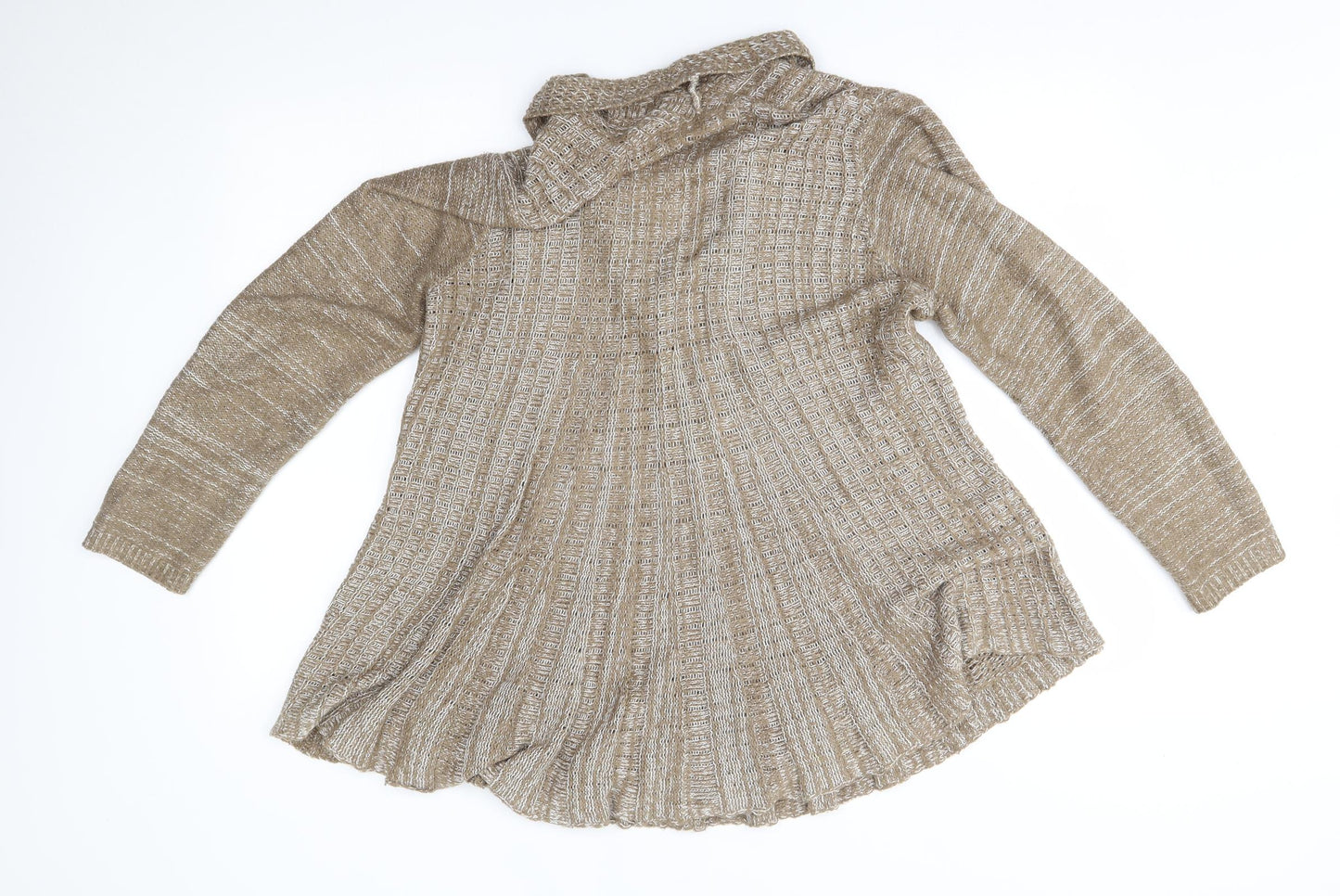 pura moda Womens Brown   Cardigan Jumper Size L