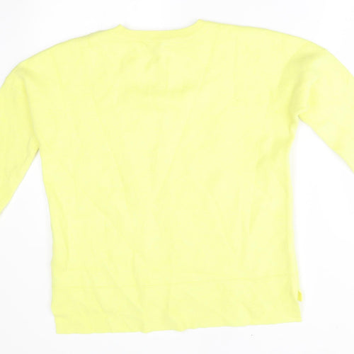 NEXT Womens Yellow   Pullover Jumper Size 10  - iridescent
