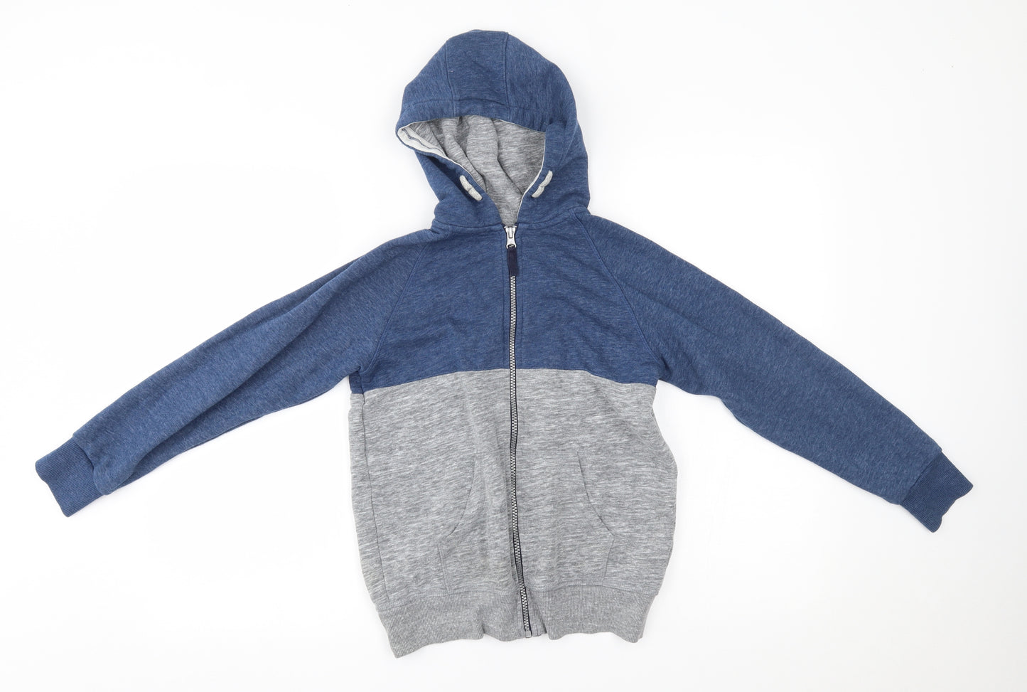 Matalan Boys Blue   Full Zip Hoodie Size 10 Years