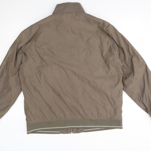 M&S Mens Brown   Bomber Jacket Jacket Size 2XL