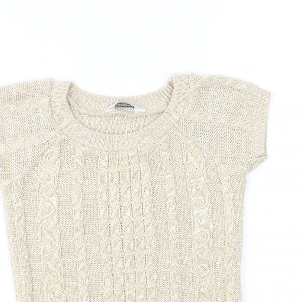 Tammy Girls Beige   Tunic Jumper Size 8-9 Years