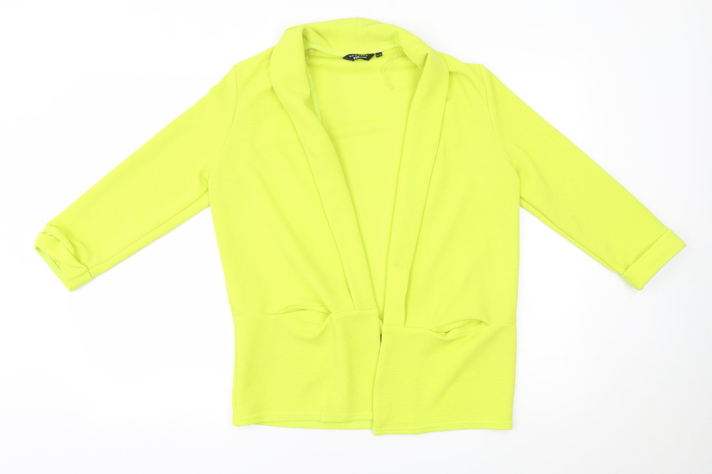 New Look Girls Green   Cardigan Jumper Size 14-15 Years  - iridescent