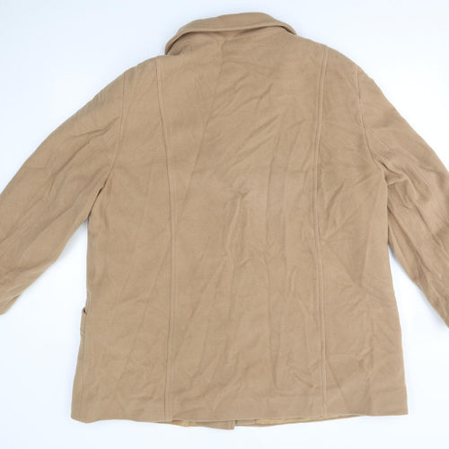 Preworn Womens Beige   Overcoat Coat One Size