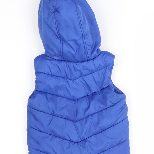 Matalan Boys Blue   Gilet Coat Size 12-18 Months