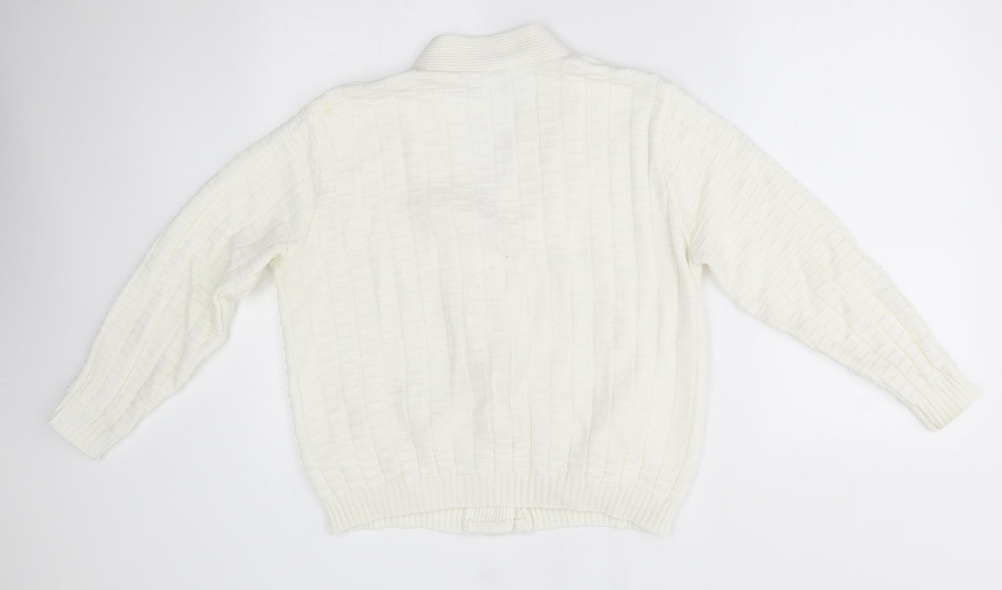St Catherine Womens Ivory   Cardigan Jumper Size L