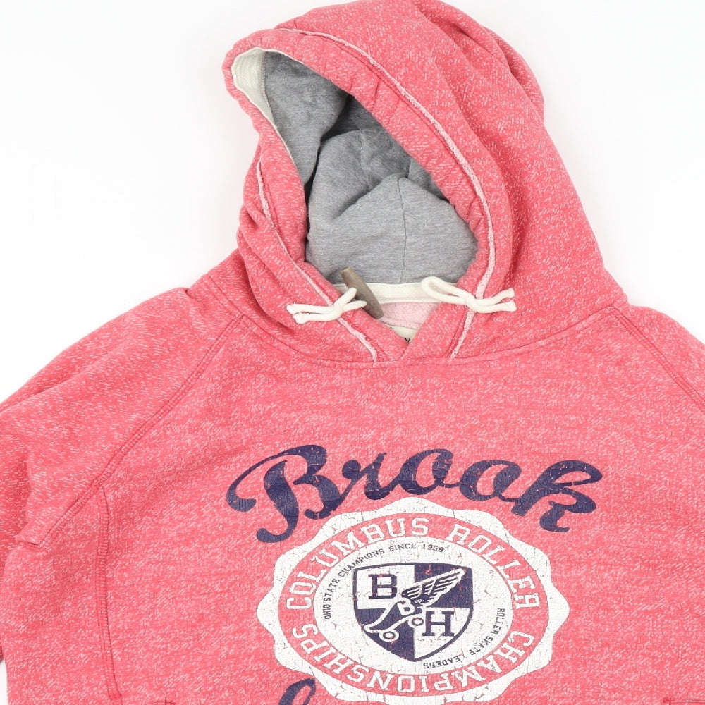 Brookhaven Womens Pink   Pullover Hoodie Size 14
