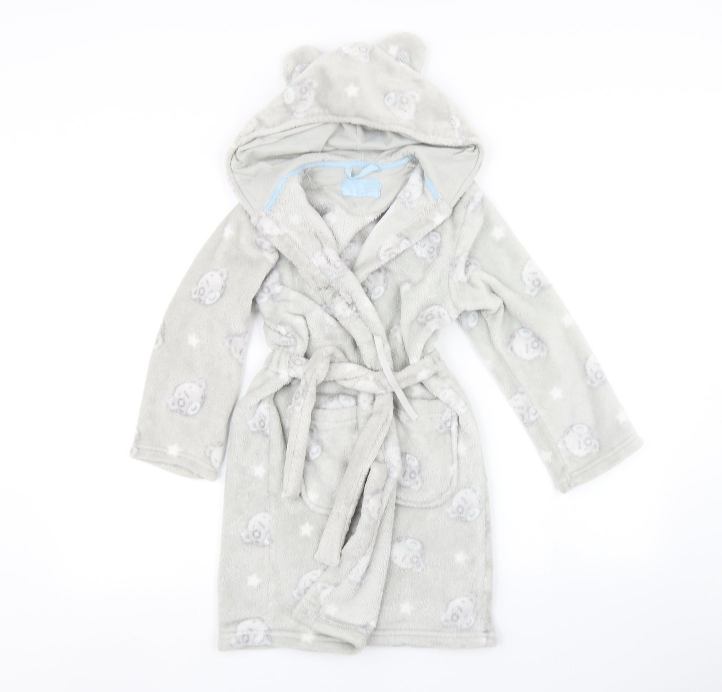 Marks and Spencer Girls Grey    Robe Size 6-7 Years  - Me to You