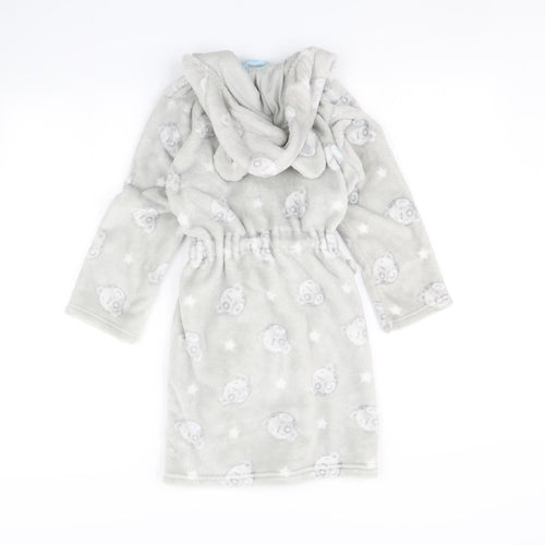 Marks and Spencer Girls Grey    Robe Size 6-7 Years  - Me to You