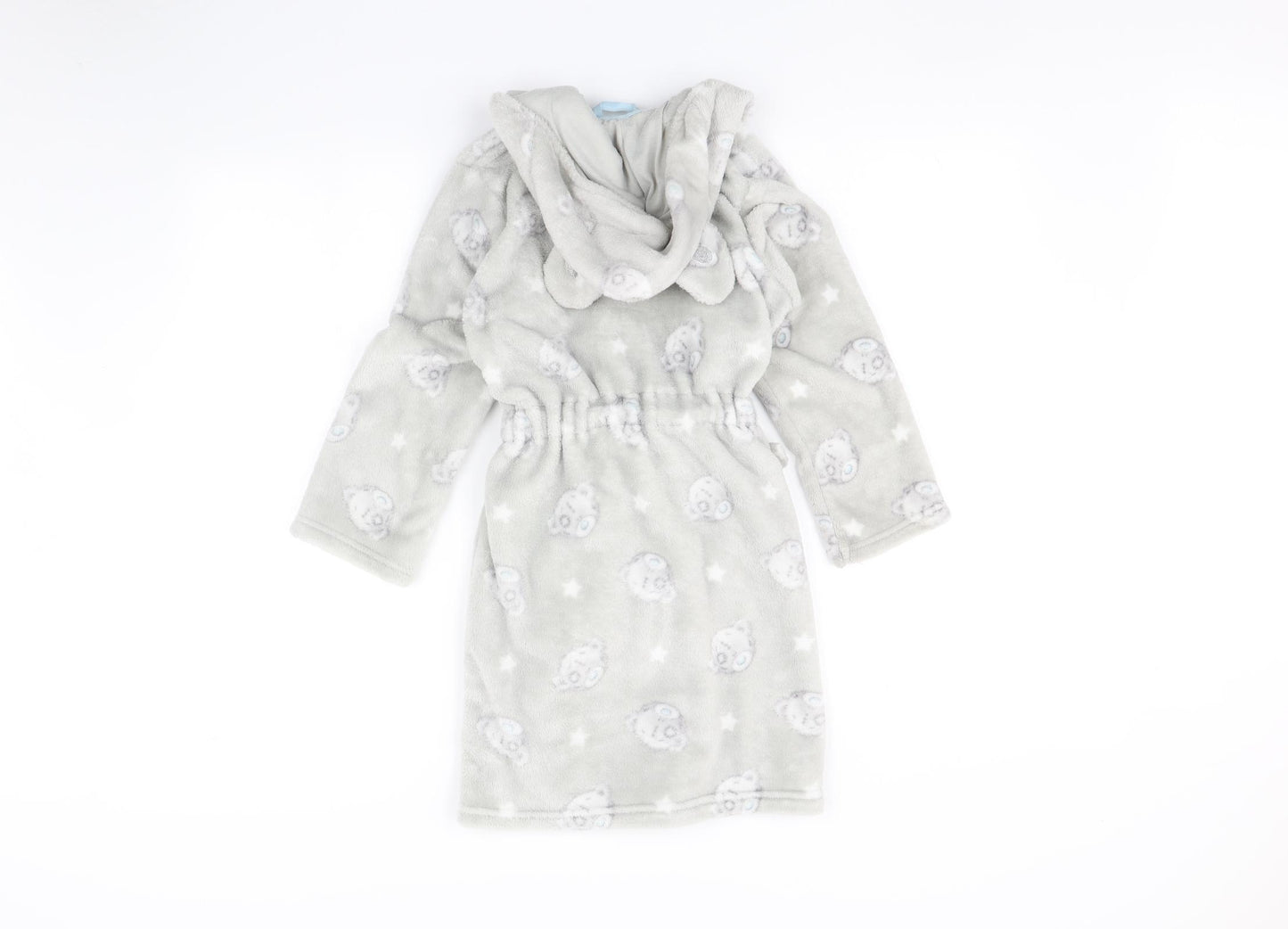 Marks and Spencer Girls Grey    Robe Size 6-7 Years  - Me to You