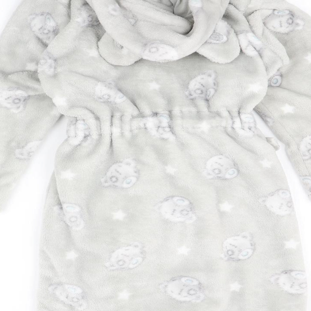 Marks and Spencer Girls Grey    Robe Size 6-7 Years  - Me to You