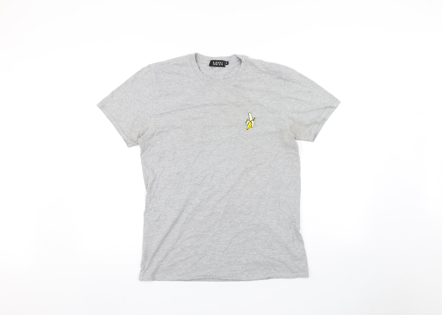 Boohoo Womens Grey   Basic T-Shirt Size M