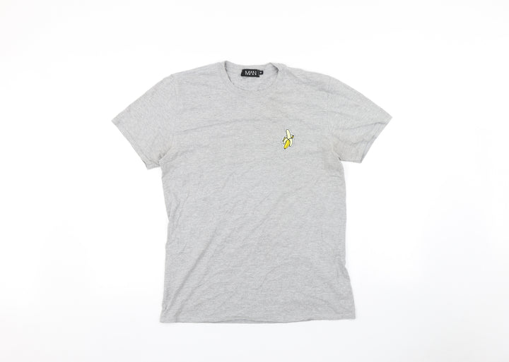 Boohoo Womens Grey   Basic T-Shirt Size M