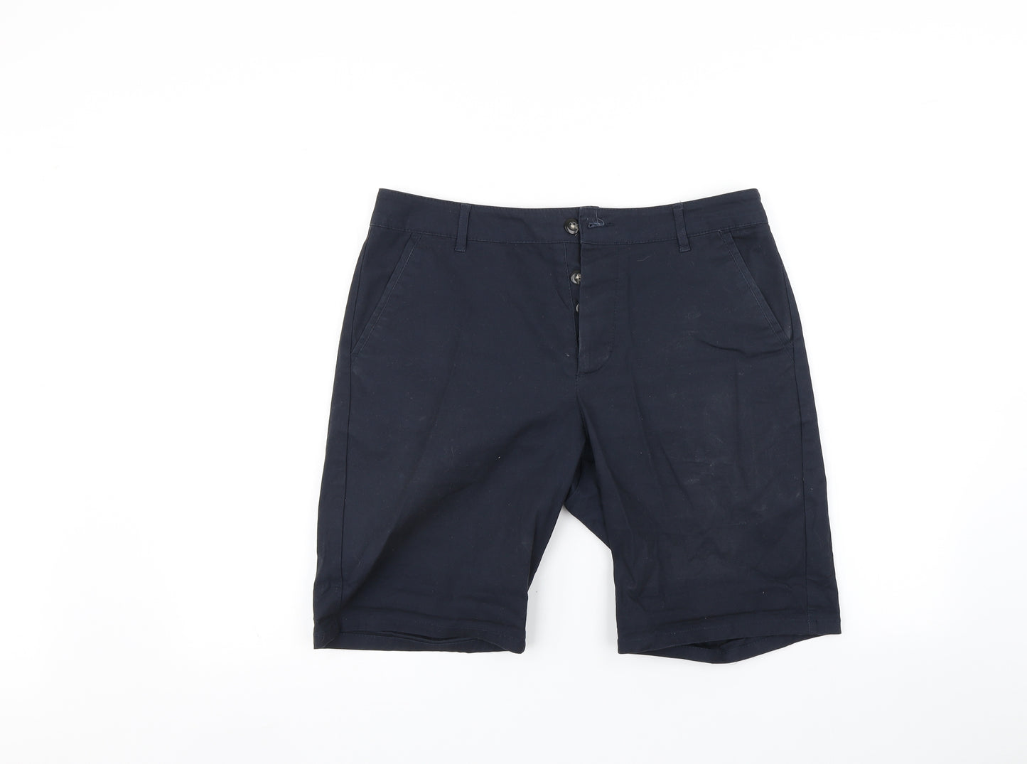 ASOS Mens Blue   Chino Shorts Size 32 in