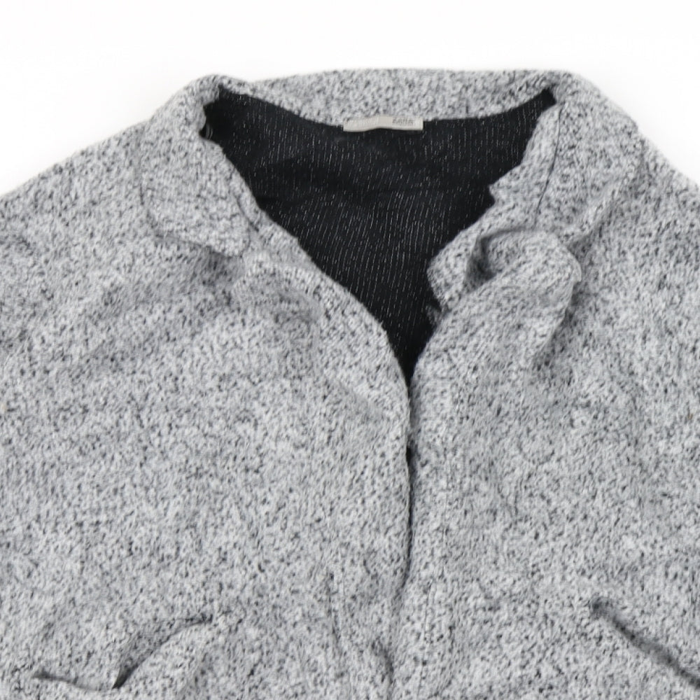 Zara Womens Grey   Overcoat Coat Size S