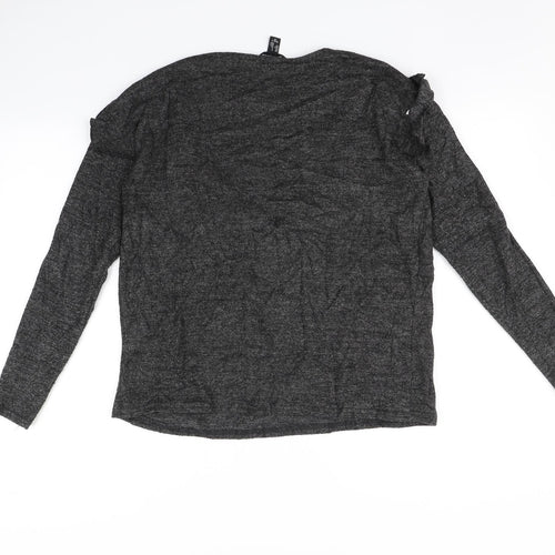 New Look Womens Grey   Basic T-Shirt Size S