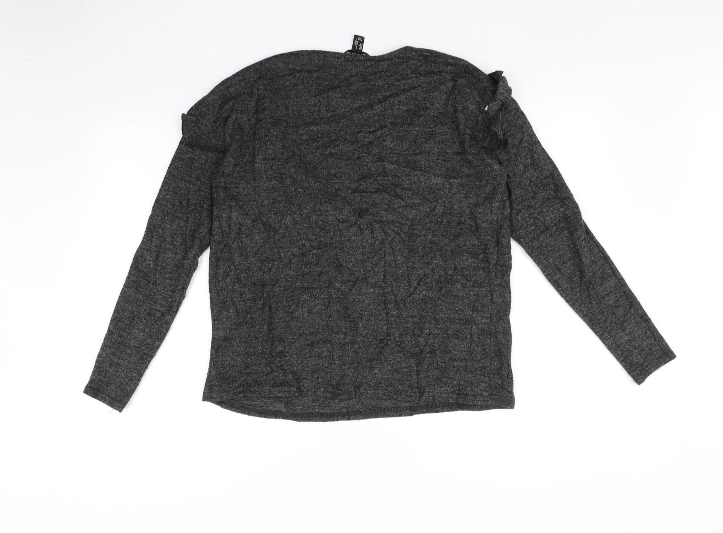 New Look Womens Grey   Basic T-Shirt Size S