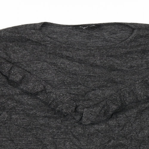 New Look Womens Grey   Basic T-Shirt Size S