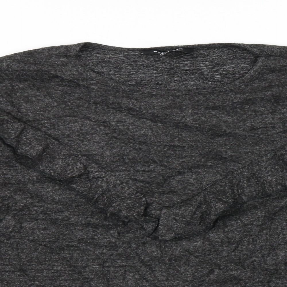 New Look Womens Grey   Basic T-Shirt Size S