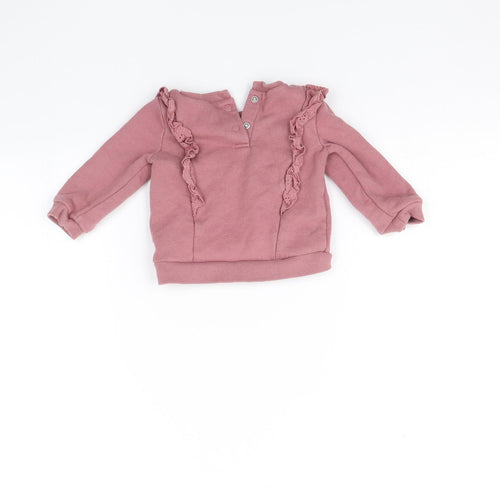 George Baby Pink   Pullover Jumper Size 9-12 Months
