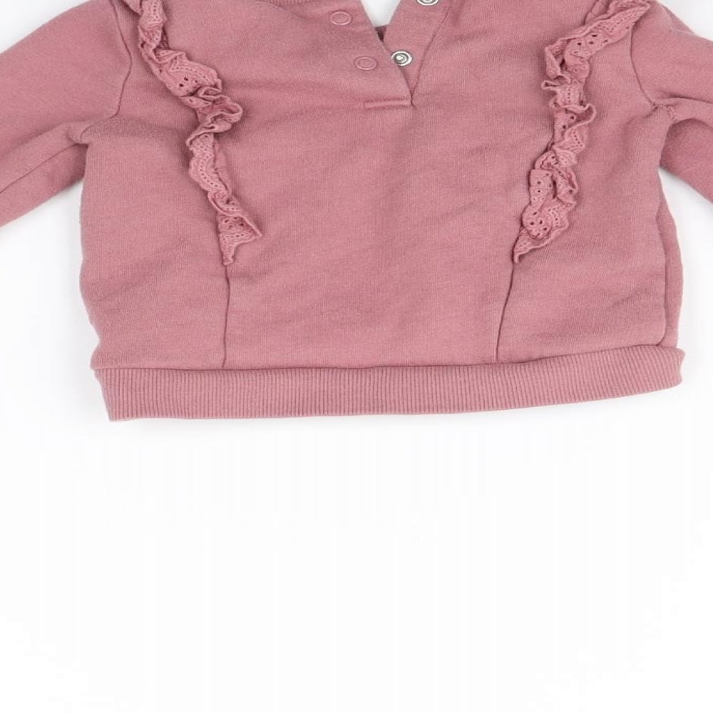 George Baby Pink   Pullover Jumper Size 9-12 Months
