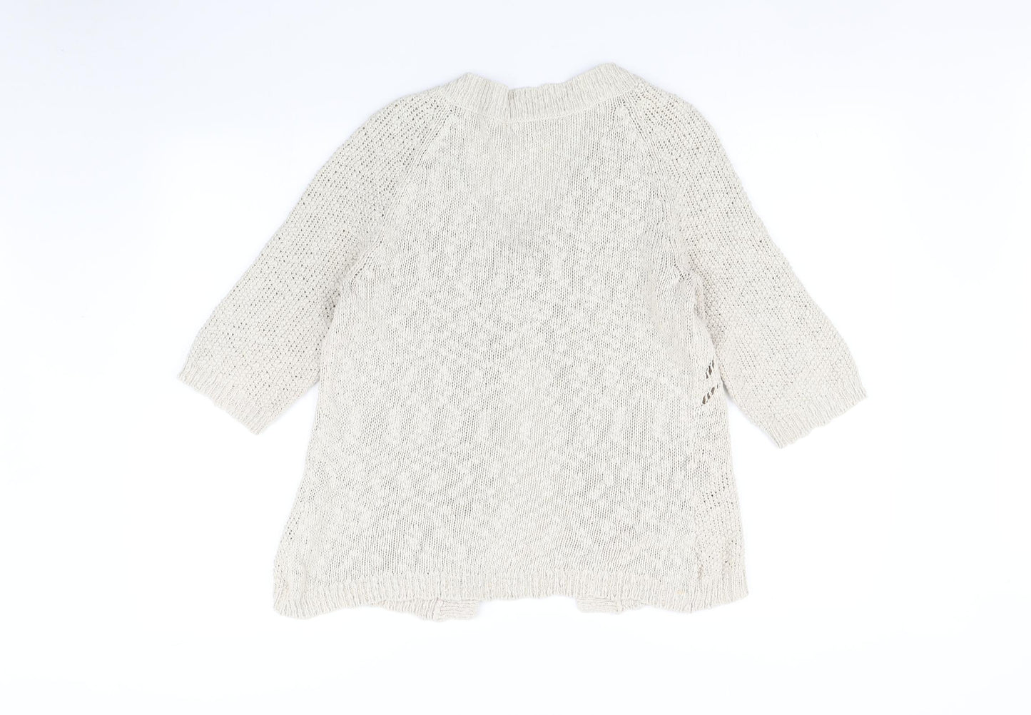 Per Una Womens Beige   Cardigan Jumper Size M
