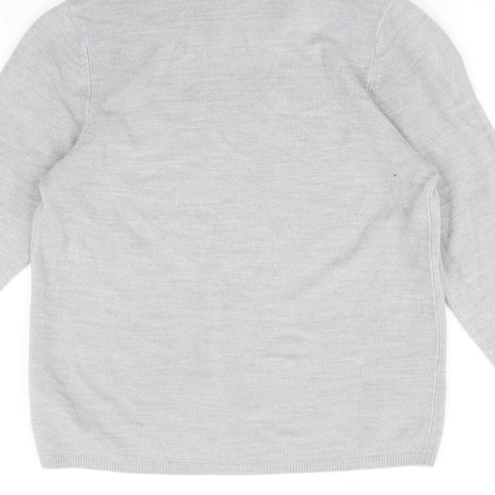 Marks and Spencer Womens Grey   Pullover Jumper Size 8