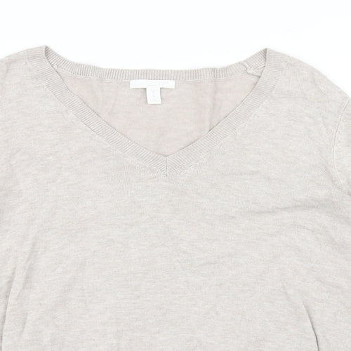 H&M Womens Beige   Pullover Jumper Size M