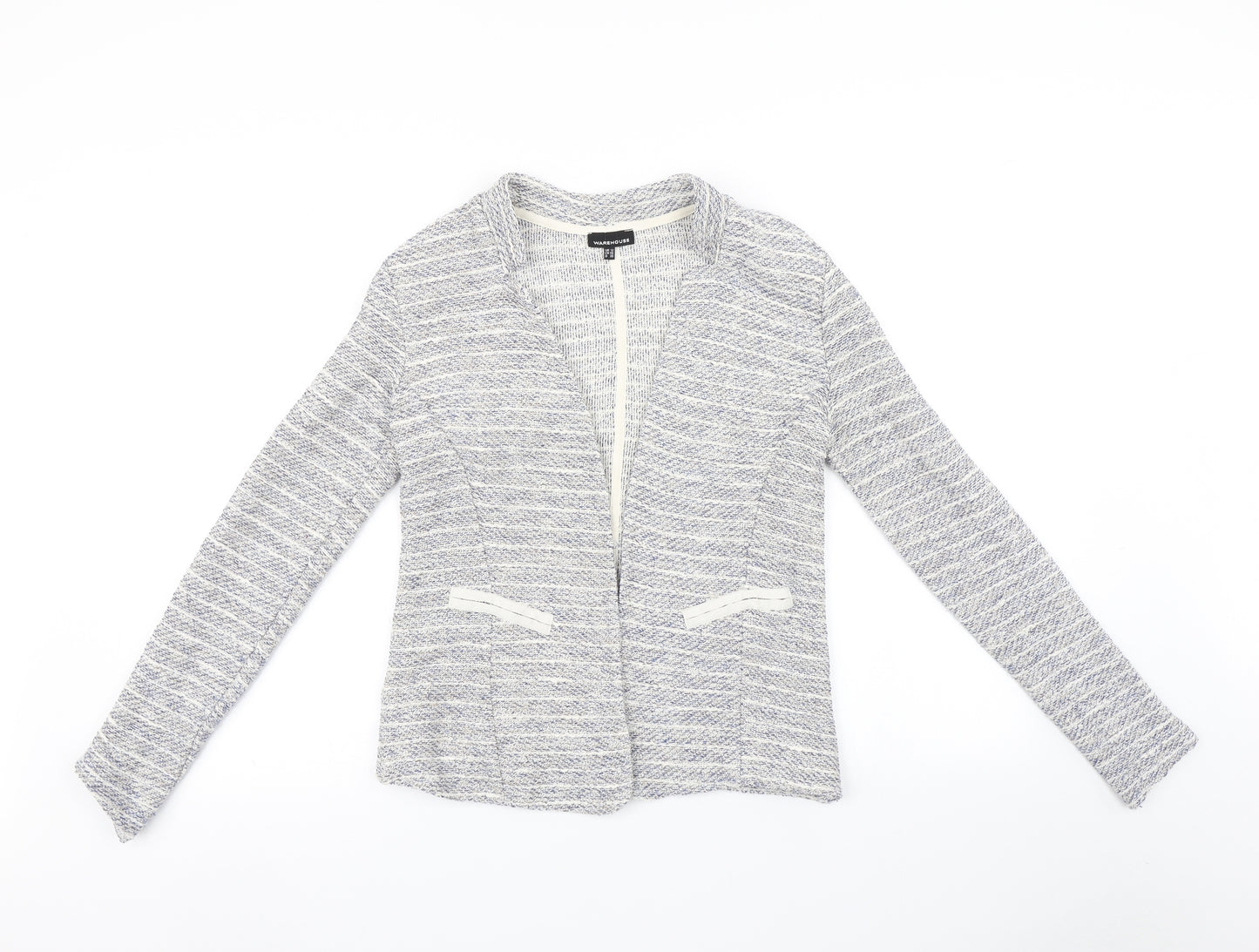 Warehoise Womens Silver   Cardigan Jumper Size 12