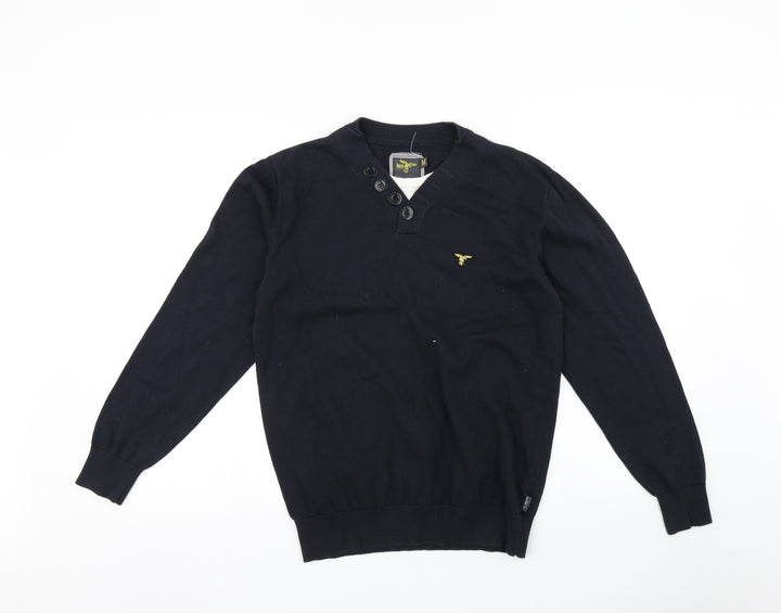 Le Breve Mens Blue Pullover Jumper Size M