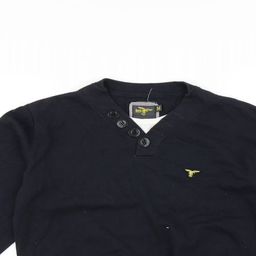 Le Breve Mens Blue   Pullover Jumper Size M