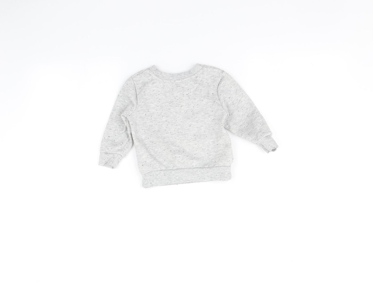 Primark Baby Grey   Pullover Jumper Size 12-18 Months  - Mickey Mouse