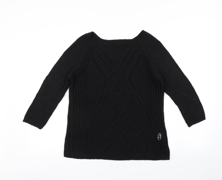 Atmosphere Womens Black Pullover Jumper Size 10