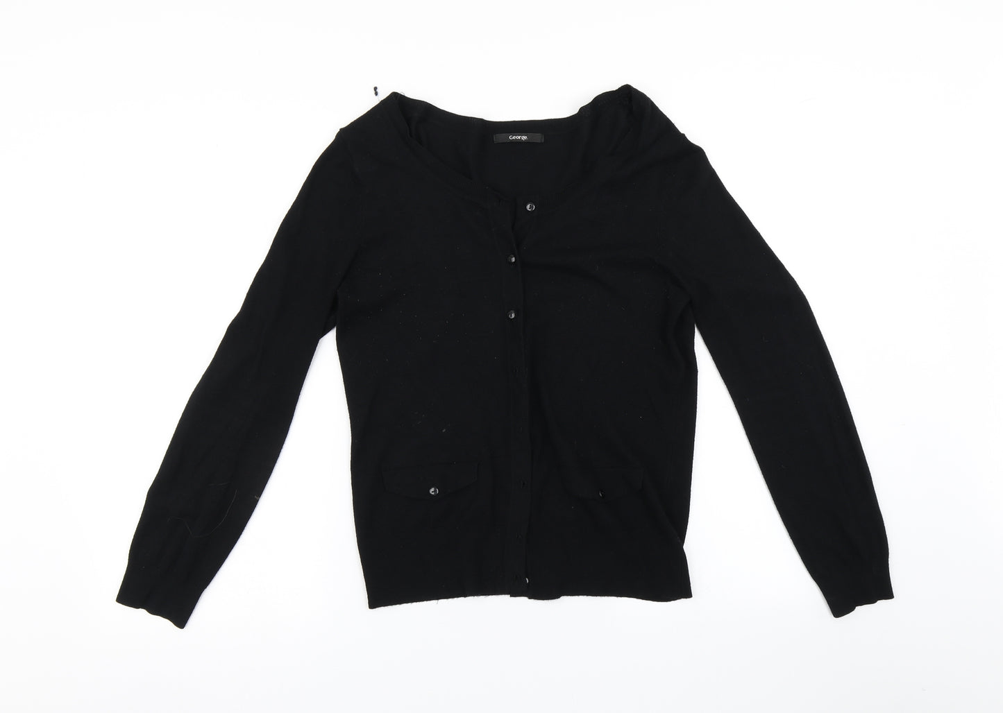 George Womens Black   Cardigan Jumper Size 12