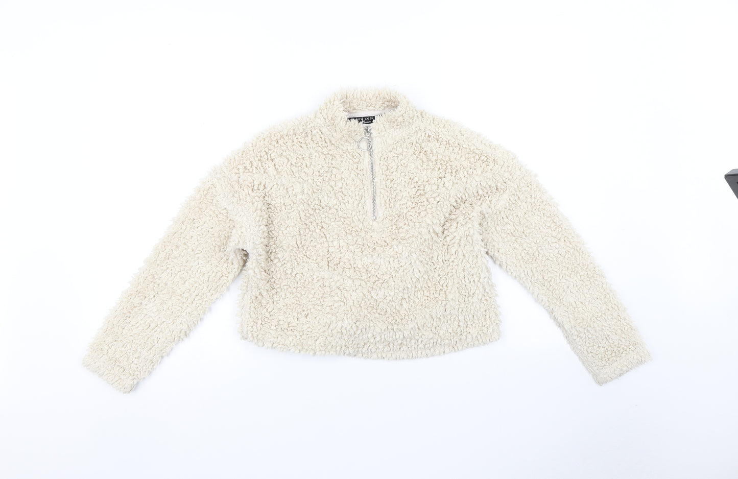 New Look Girls White   Pullover Hoodie Size 10-11 Years