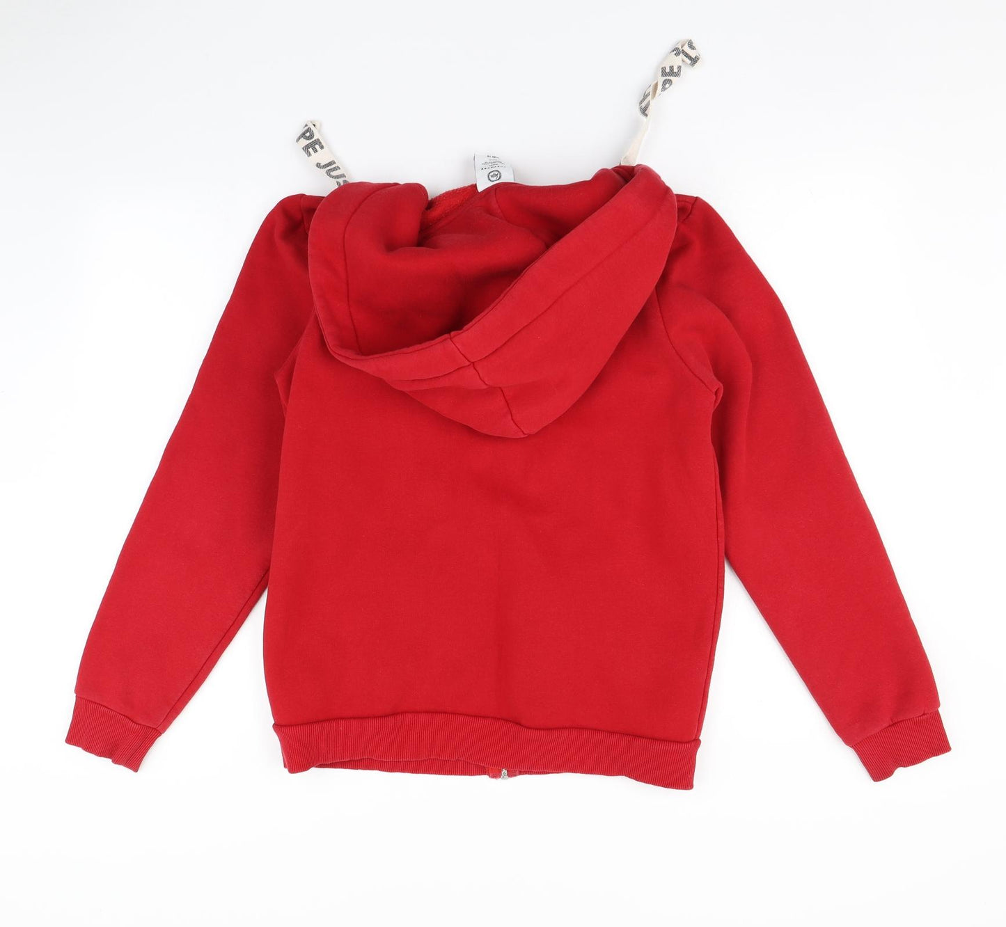 Just Hype Womens Red   Full Zip Hoodie Size 10